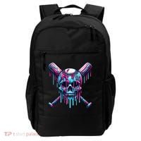 Baseball Skull  Baseball  Baseball Ice Cream  Gift Backpack thumb 0