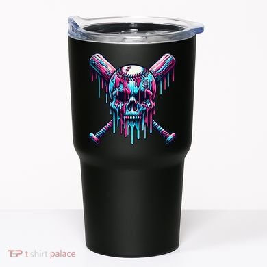 Baseball Skull  Baseball  Baseball Ice Cream  Gift Tumbler