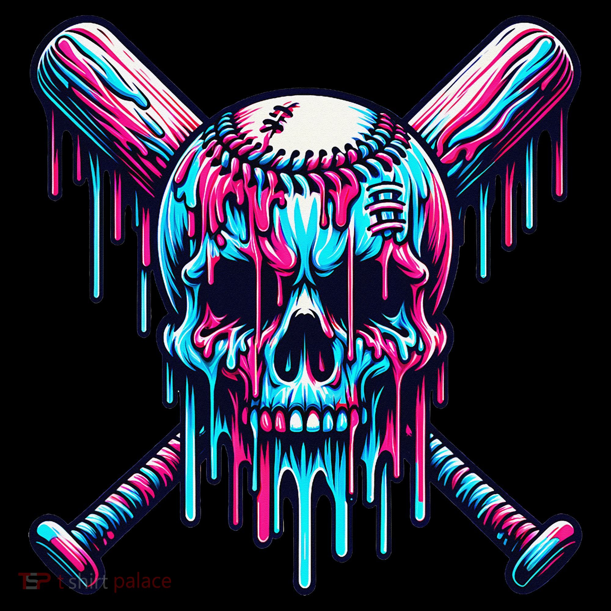 Baseball Skull  Baseball  Baseball Ice Cream  Gift Ornament