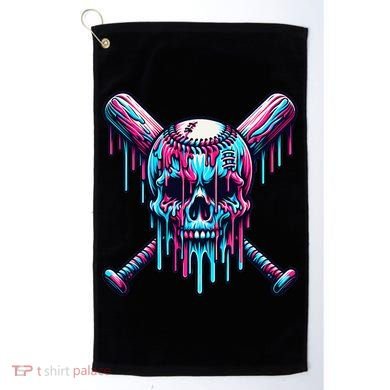 Baseball Skull  Baseball  Baseball Ice Cream  Gift Golf Towel
