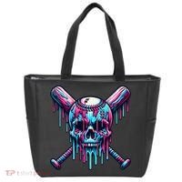 Baseball Skull  Baseball  Baseball Ice Cream  Gift Tote Bag thumb 0