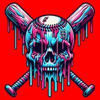 Baseball Skull  Baseball  Baseball Ice Cream  Gift Santa Hat thumb 1