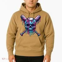 Baseball Skull  Baseball  Baseball Ice Cream  Gift Hoodie thumb 2
