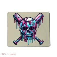 Baseball Skull  Baseball  Baseball Ice Cream  Gift Mousepad thumb 0
