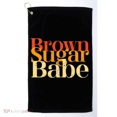 Brown Sugar Babe Golf Towel