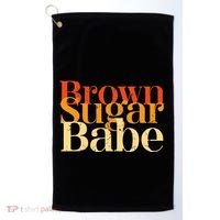 Brown Sugar Babe Golf Towel thumb 0
