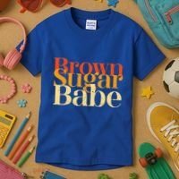 Brown Sugar Babe Kids T-Shirt thumb 3