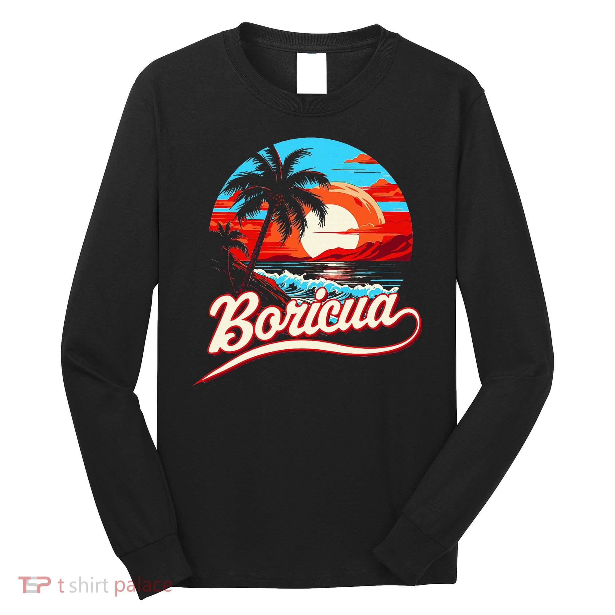 Boricua Spirit Beautiful Puerto Rican Pride Long Sleeve Shirt