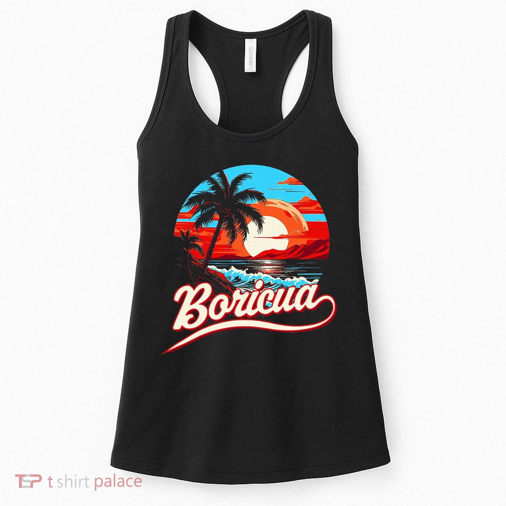 Boricua Spirit Beautiful Puerto Rican Pride Women's Tank Top