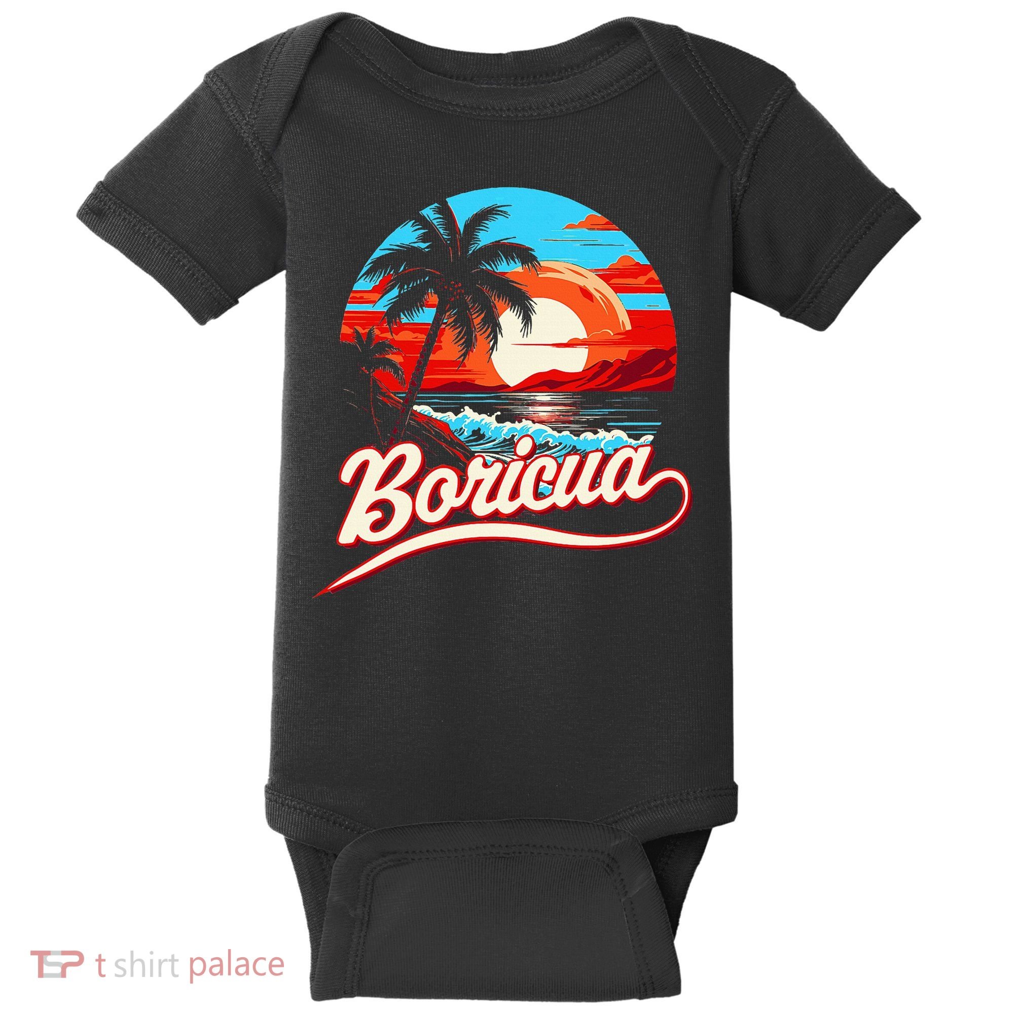 Boricua Spirit Beautiful Puerto Rican Pride Baby Bodysuit