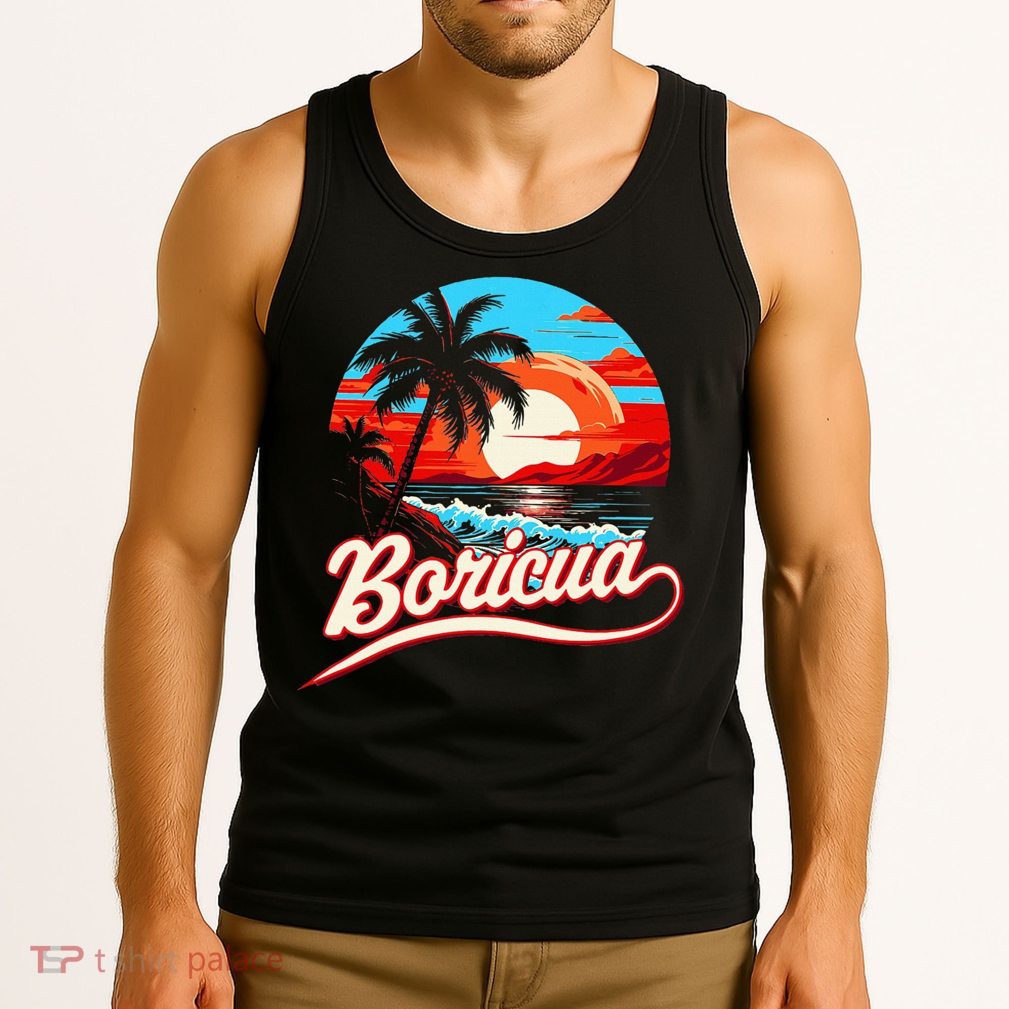 Boricua Spirit Beautiful Puerto Rican Pride Tank Top