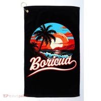 Boricua Spirit Beautiful Puerto Rican Pride Golf Towel thumb 0