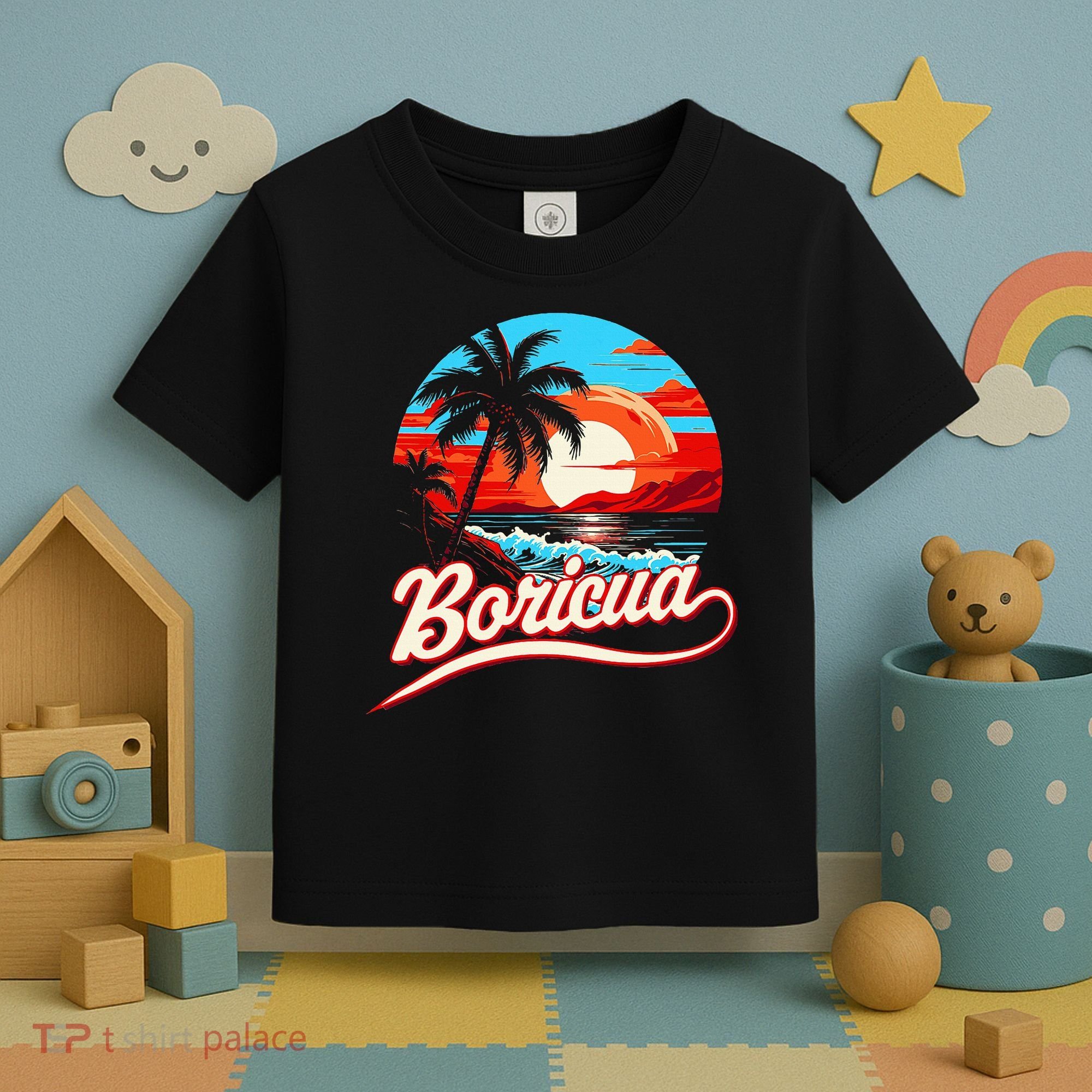 Boricua Spirit Beautiful Puerto Rican Pride Toddler T-Shirt