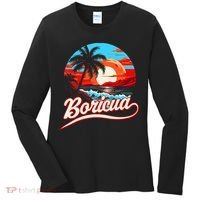 Boricua Spirit Beautiful Puerto Rican Pride Women's Long Sleeve Shirt thumb 0