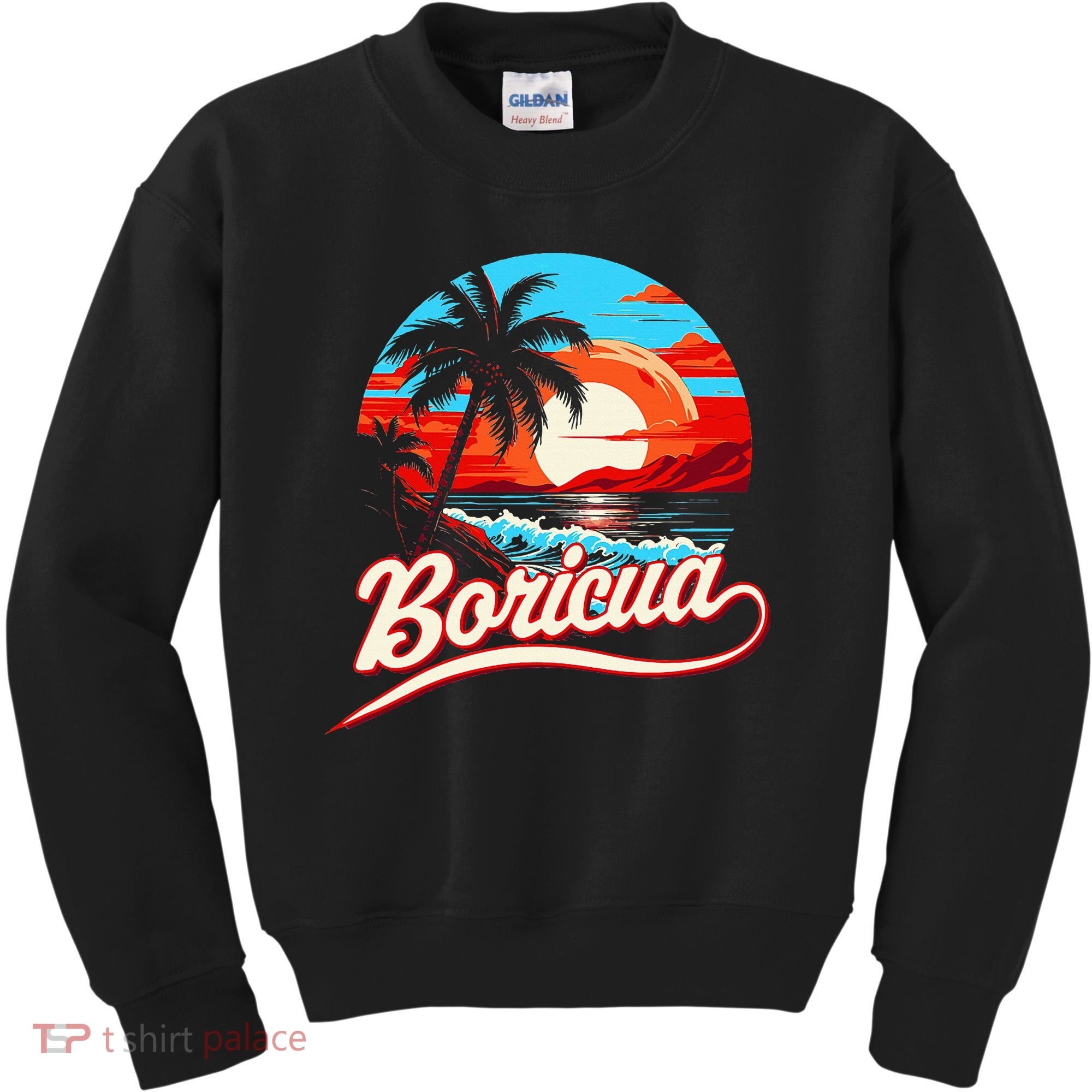 Boricua Spirit Beautiful Puerto Rican Pride Kids Sweatshirt