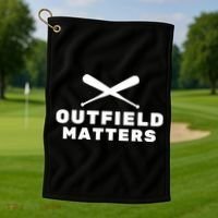 Baseball Sport Baseball Outfield Matters Baseball Outfields Golf Towel thumb 1