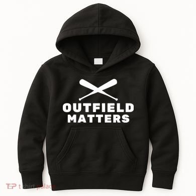 Baseball Sport Baseball Outfield Matters Baseball Outfields Kids Hoodie