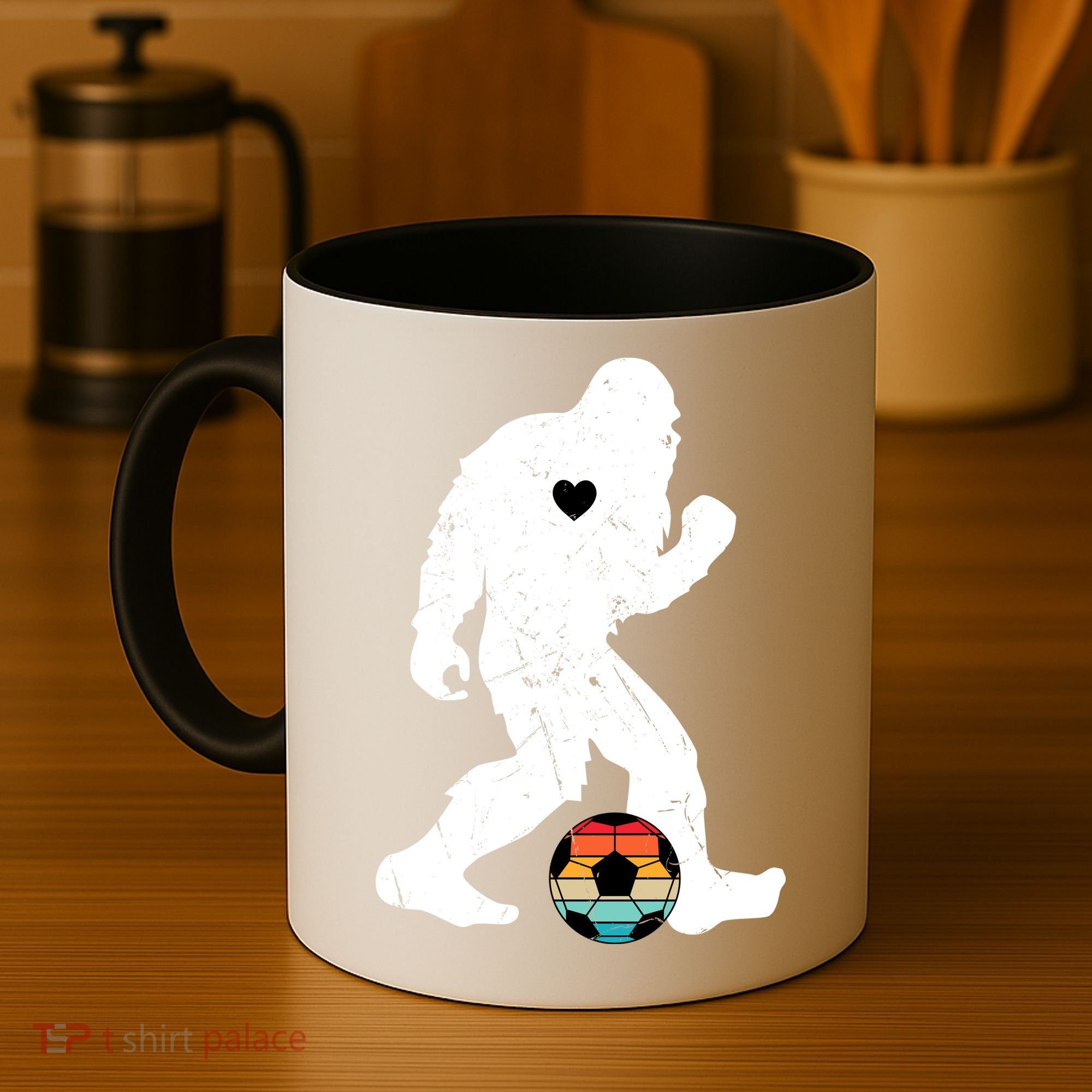 Bigfoot Soccer Coffee Mug