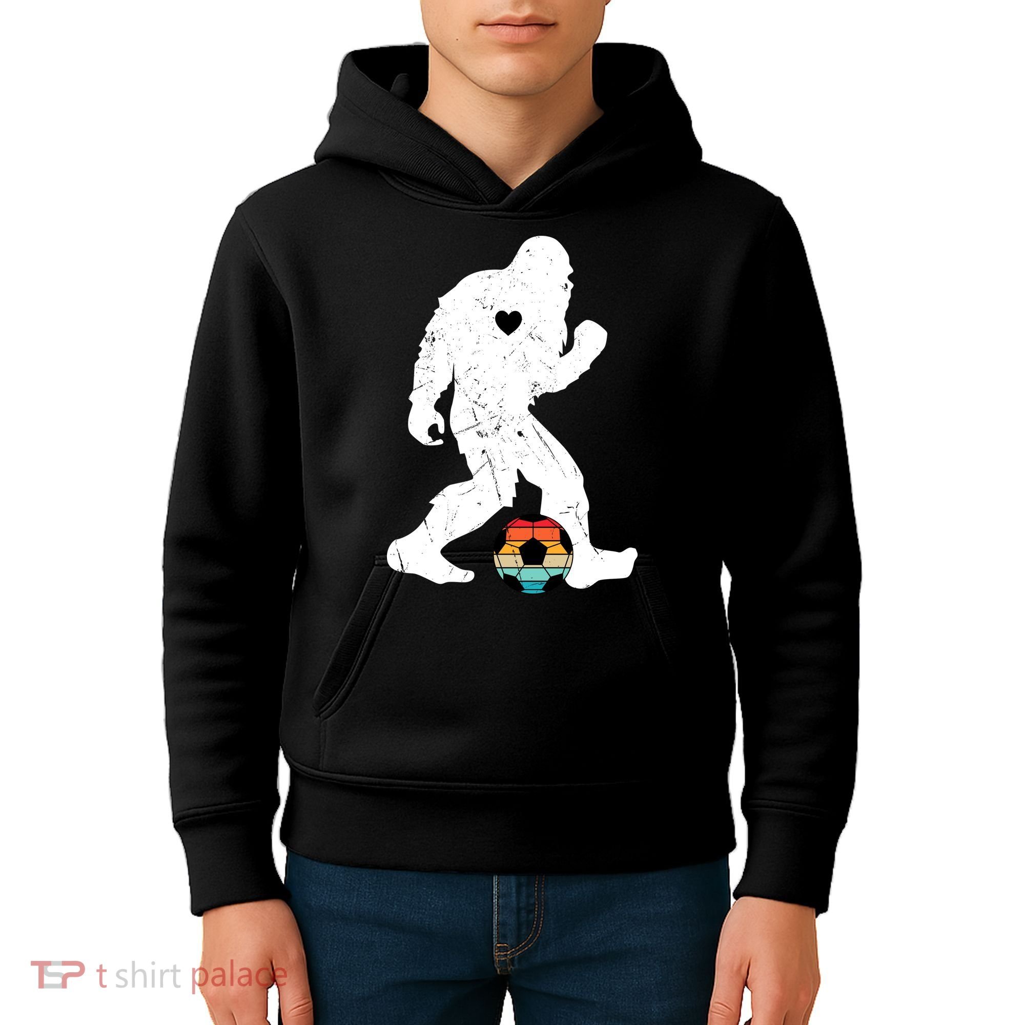 Bigfoot Soccer Kids Hoodie