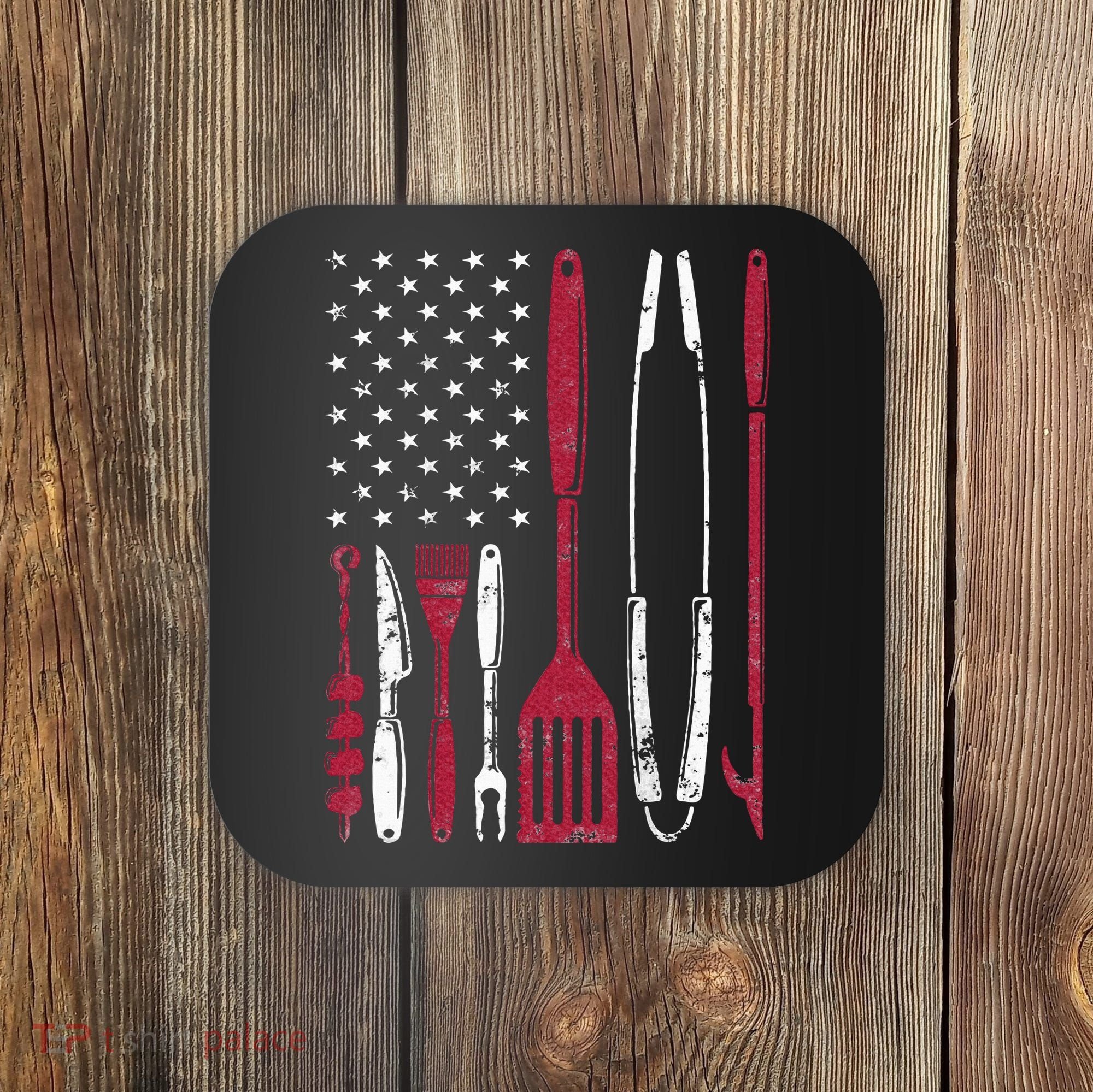 BBQ Smoker Barbecue Chef Smoking Tools Grilling Pit Master Coaster