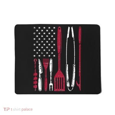 BBQ Smoker Barbecue Chef Smoking Tools Grilling Pit Master Mousepad