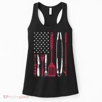 BBQ Smoker Barbecue Chef Smoking Tools Grilling Pit Master Women's Tank Top thumb 0