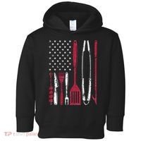 BBQ Smoker Barbecue Chef Smoking Tools Grilling Pit Master Toddler Hoodie thumb 0