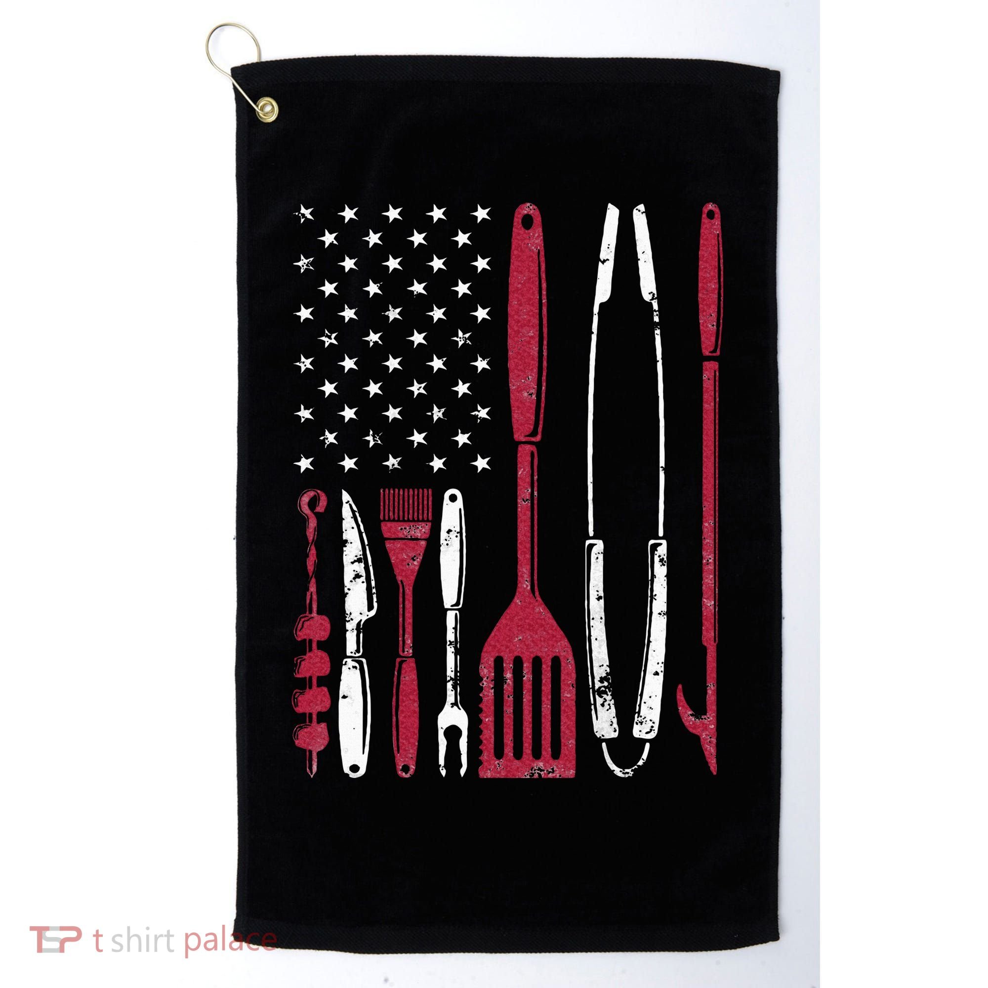 BBQ Smoker Barbecue Chef Smoking Tools Grilling Pit Master Golf Towel