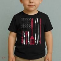 BBQ Smoker Barbecue Chef Smoking Tools Grilling Pit Master Toddler T-Shirt thumb 2