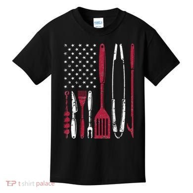 BBQ Smoker Barbecue Chef Smoking Tools Grilling Pit Master Kids T-Shirt