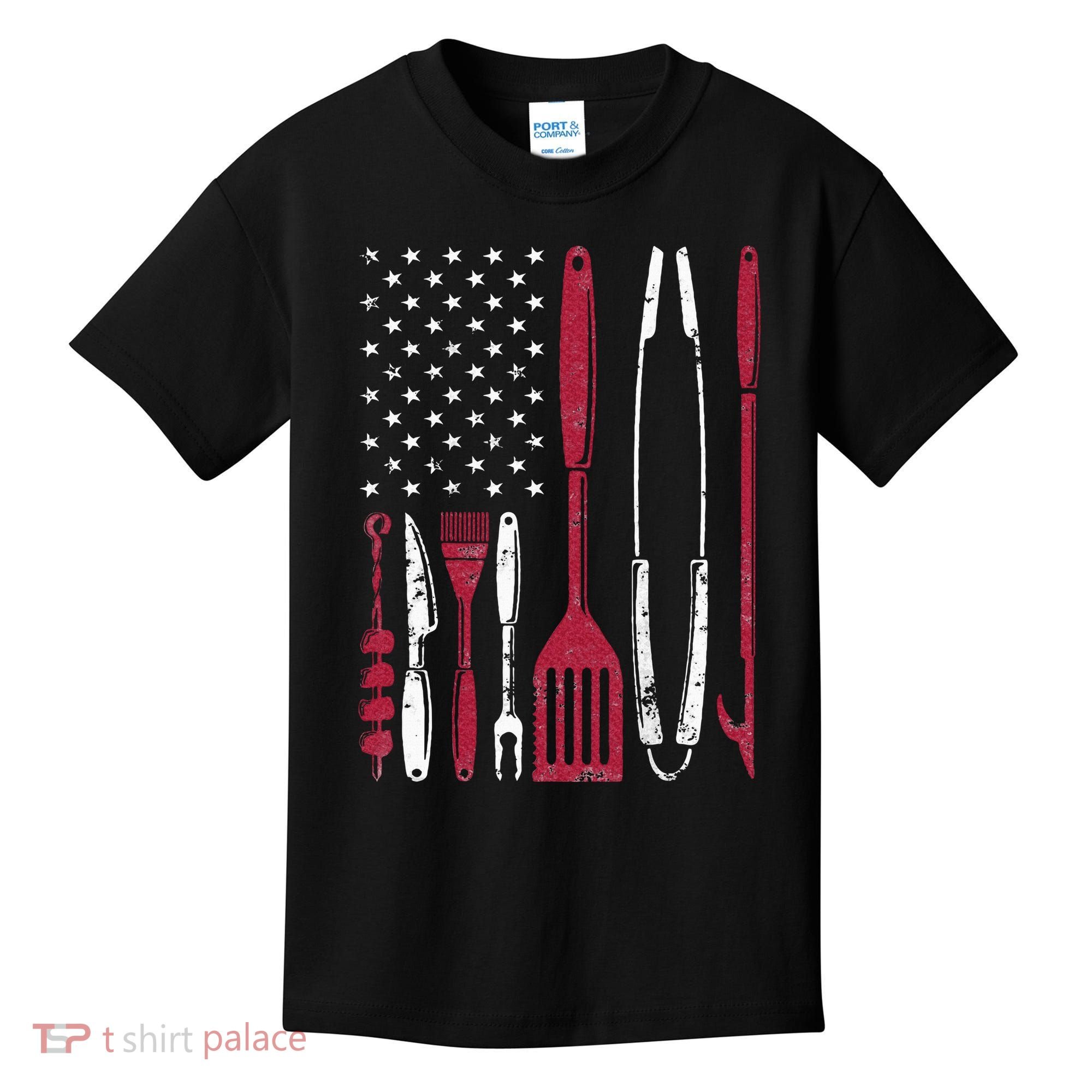 BBQ Smoker Barbecue Chef Smoking Tools Grilling Pit Master Kids T-Shirt