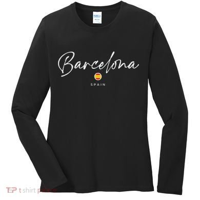 Barcelona Spain Women's Long Sleeve Shirt
