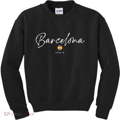 Barcelona Spain Kids Sweatshirt