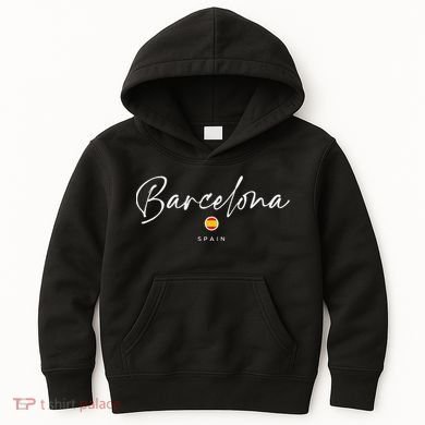 Barcelona Spain Kids Hoodie