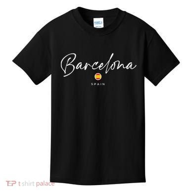 Barcelona Spain Kids T-Shirt