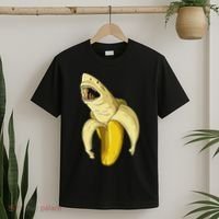 Banana Shark Banana Themed Party Shark Themed Party T-Shirt thumb 2