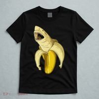 Banana Shark Banana Themed Party Shark Themed Party T-Shirt thumb 5