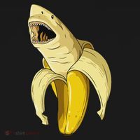 Banana Shark Banana Themed Party Shark Themed Party Women's Hoodie thumb 2