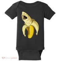 Banana Shark Banana Themed Party Shark Themed Party Baby Bodysuit thumb 0