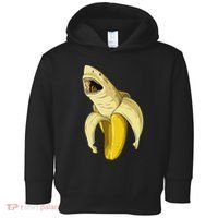 Banana Shark Banana Themed Party Shark Themed Party Toddler Hoodie thumb 0