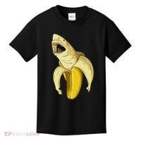 Banana Shark Banana Themed Party Shark Themed Party Kids T-Shirt thumb 0