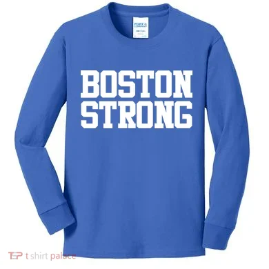 Boston Strong Kids Long Sleeve Shirt