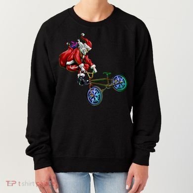 BMX Santa Women's Sweatshirt