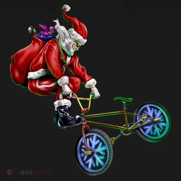 BMX Santa Doggie Tank