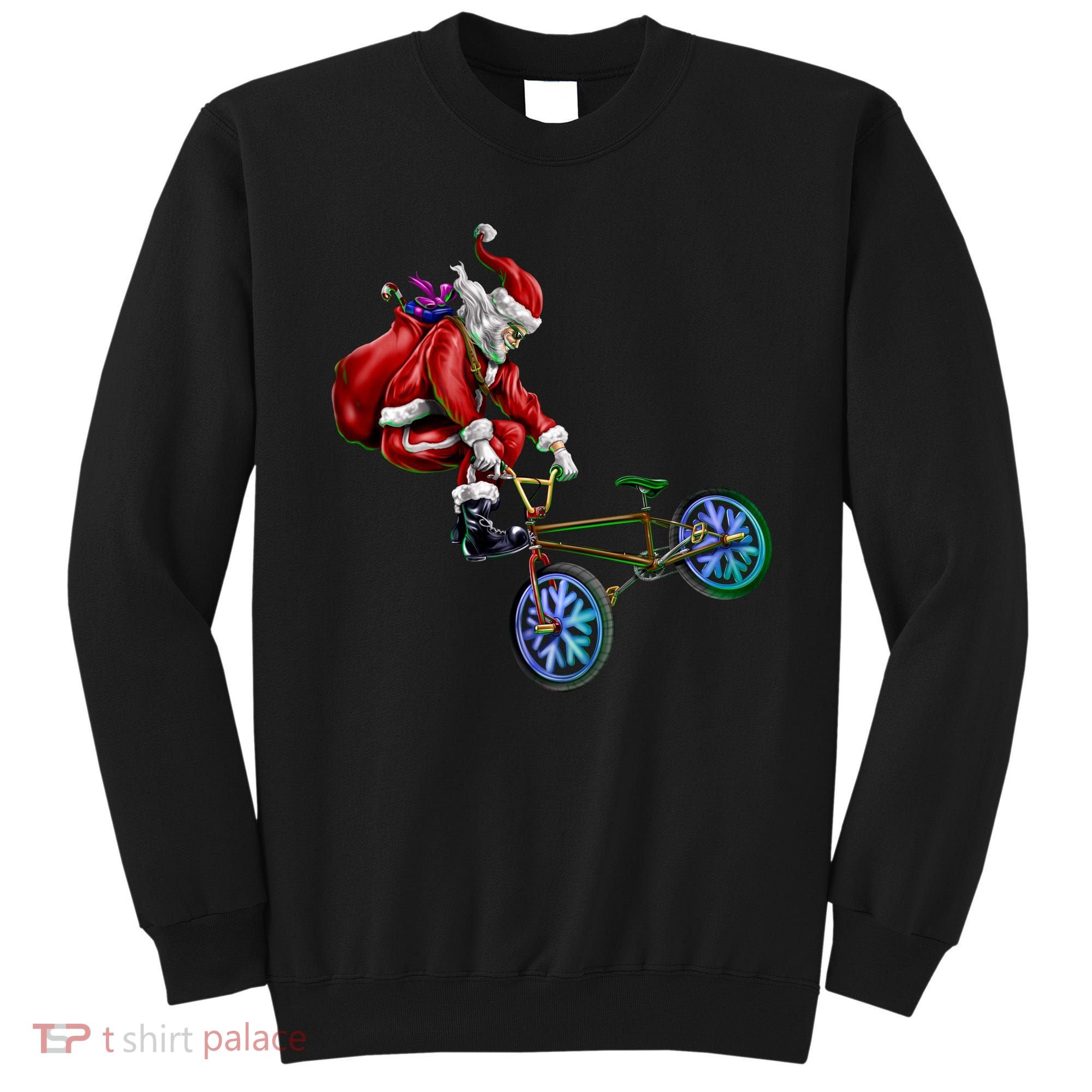 BMX Santa Sweatshirt