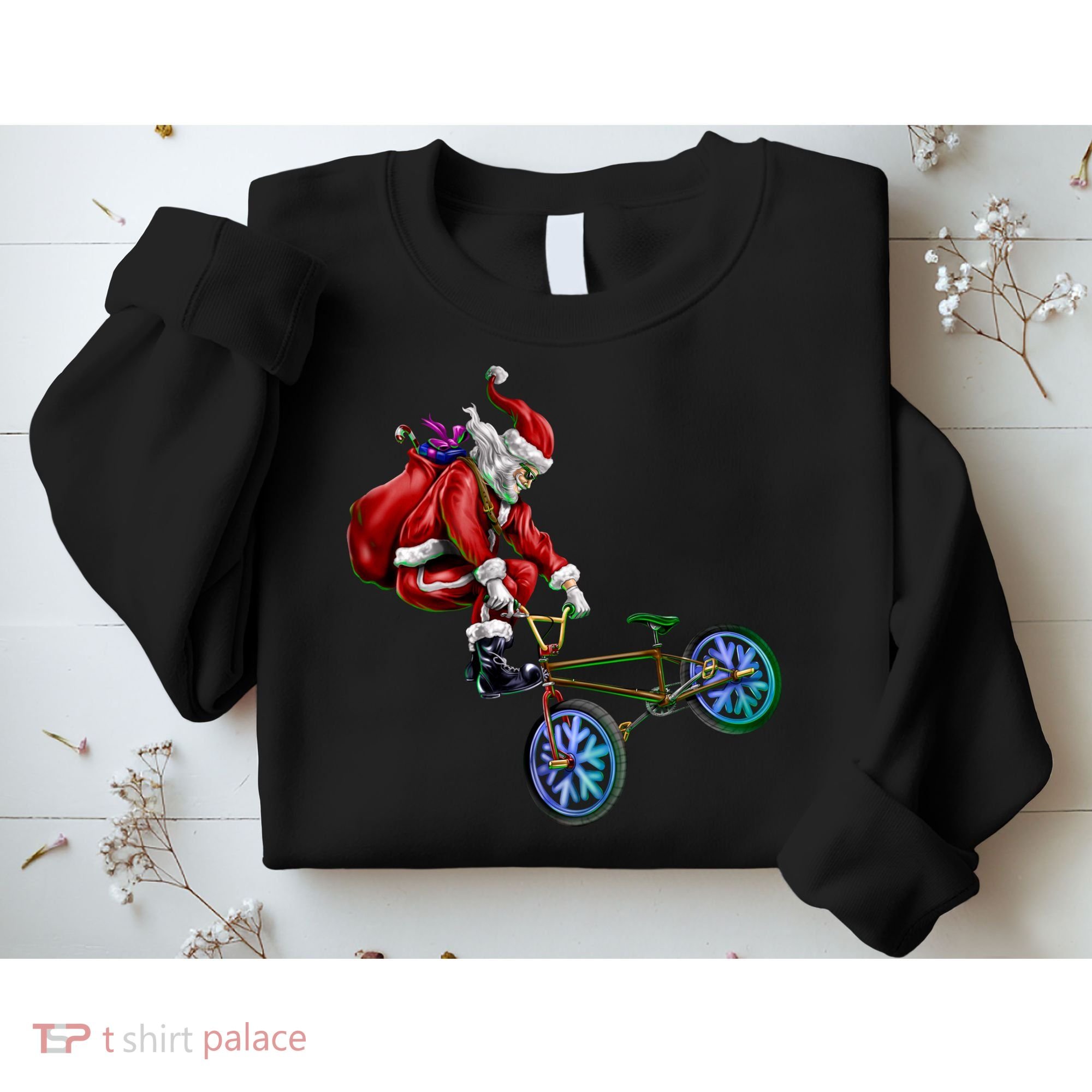 BMX Santa Sweatshirt