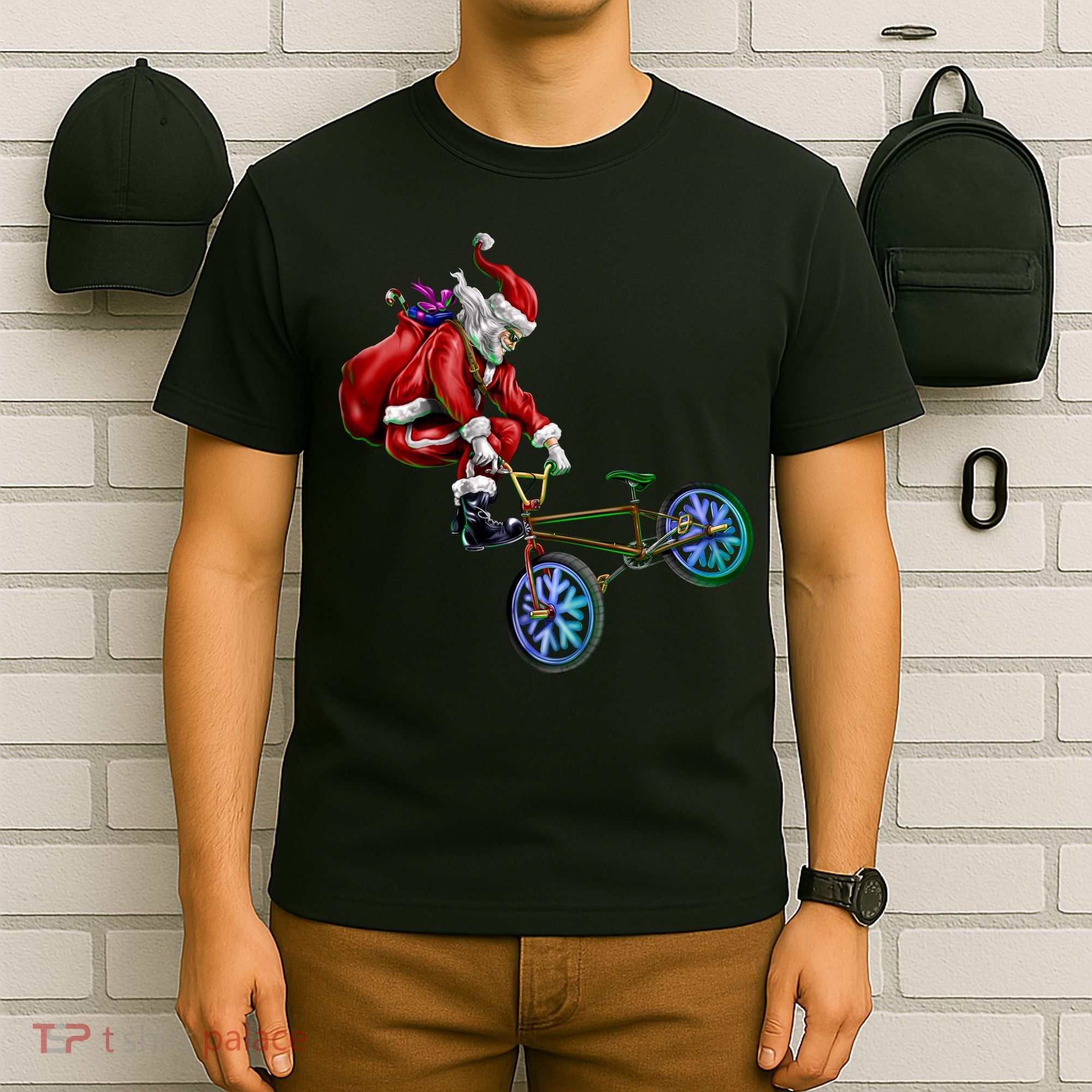 BMX Santa T-Shirt