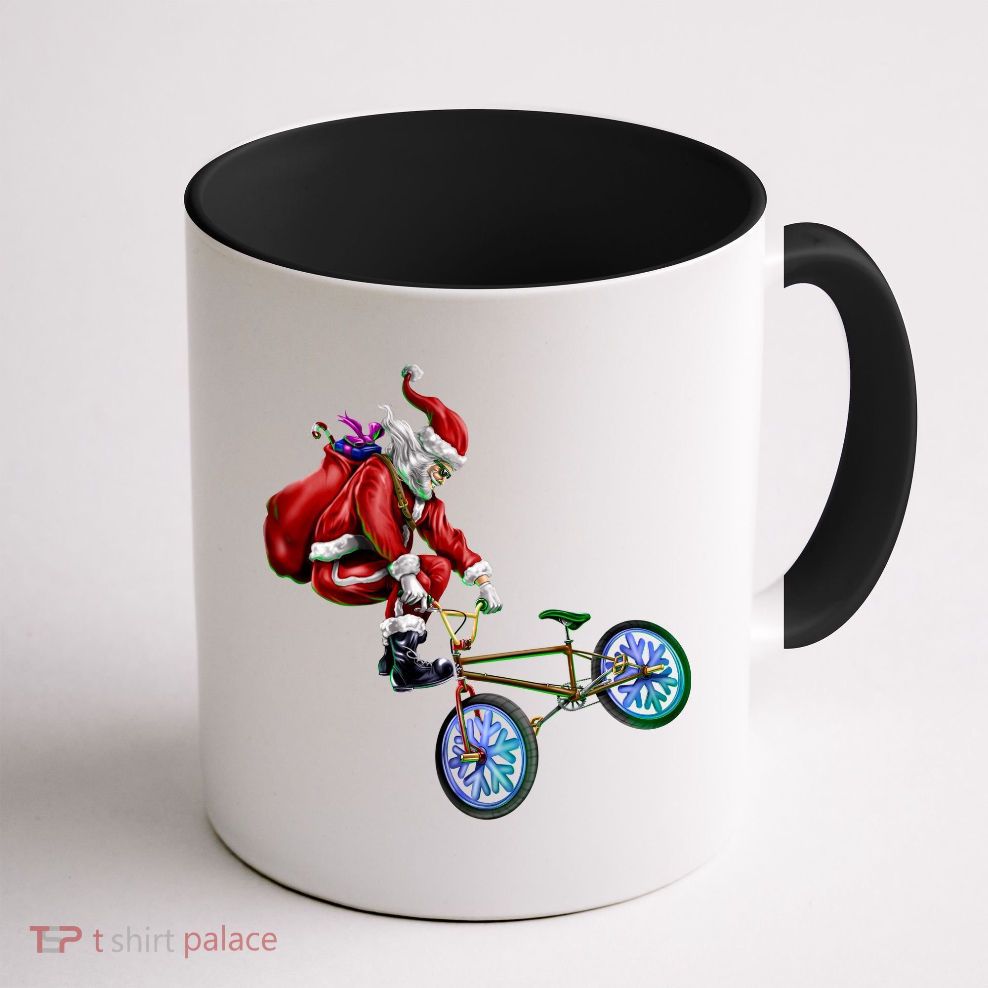 BMX Santa Coffee Mug
