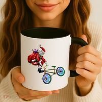 BMX Santa Coffee Mug thumb 3