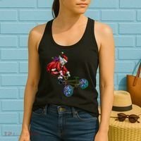 BMX Santa Women's Tank Top thumb 2